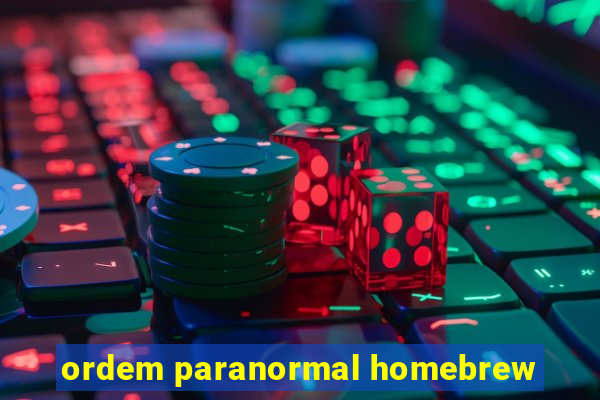 ordem paranormal homebrew